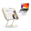 POLESTO Book Stand Tabletop Wooden Writing Stand Reading Stand Book Height and Angle Foldable for Study Perfect for Kids and Improve Reading Speed and