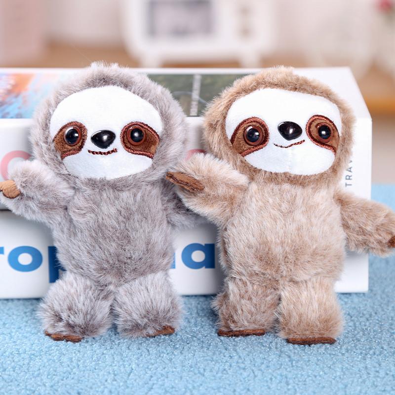 Folivora Брелок Плюшевое Животное Мягкая Игрушка Для Аксессуара Рюкзака И Подарка Специальный