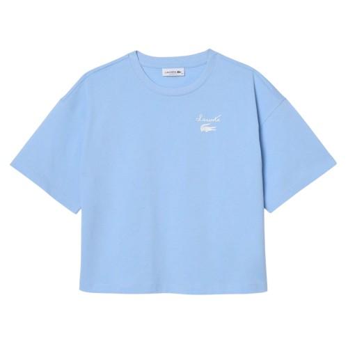 Lacoste Womens/Ladies Logo Cotton T-Shirt