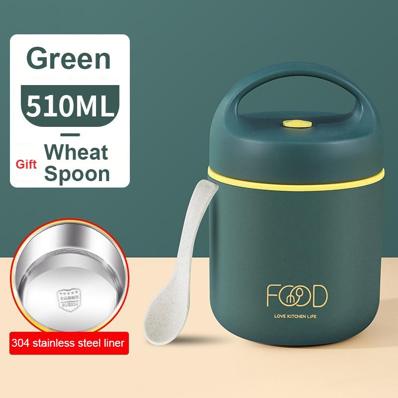 Вакуумный термический ланч-бокс из нержавеющей стали, изолированный ланч-мешок, подогреватель еды, суповая чашка, термос, контейнеры для бенто, ланч-бокс для детей