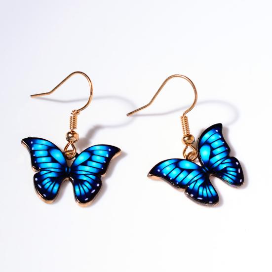 Стильные висячие серьги, противоаллергические аксессуары, винтажные красочные висячие серьги во французском стиле во французском стиле