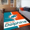 Dolphins Team  Carpet, Kitchen Rugs, Yoga Mat, Non-Slip Mats, Rug for Bathroom, Living Room bedroom, Camping Rugs Christmas Gift