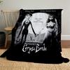 1pc Corpse BrideOutdoor Flannel Blanket Soft Plush Decor for Picnics, camping,Bedroom, Playroom, or Lunch Breakn1208A