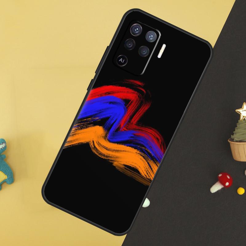 Armenia Armenians Flag For OPPO A9 A5 A53 2020 A52 A72 A96 A76 A16 A54 A74 A94 A58 A78 A98 A15 A79 A17 A57 A77 Case
