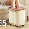 Ведро для ножной ванны Удобное Портативное Педикюр Мытье ног с Массажными точками Замачивание