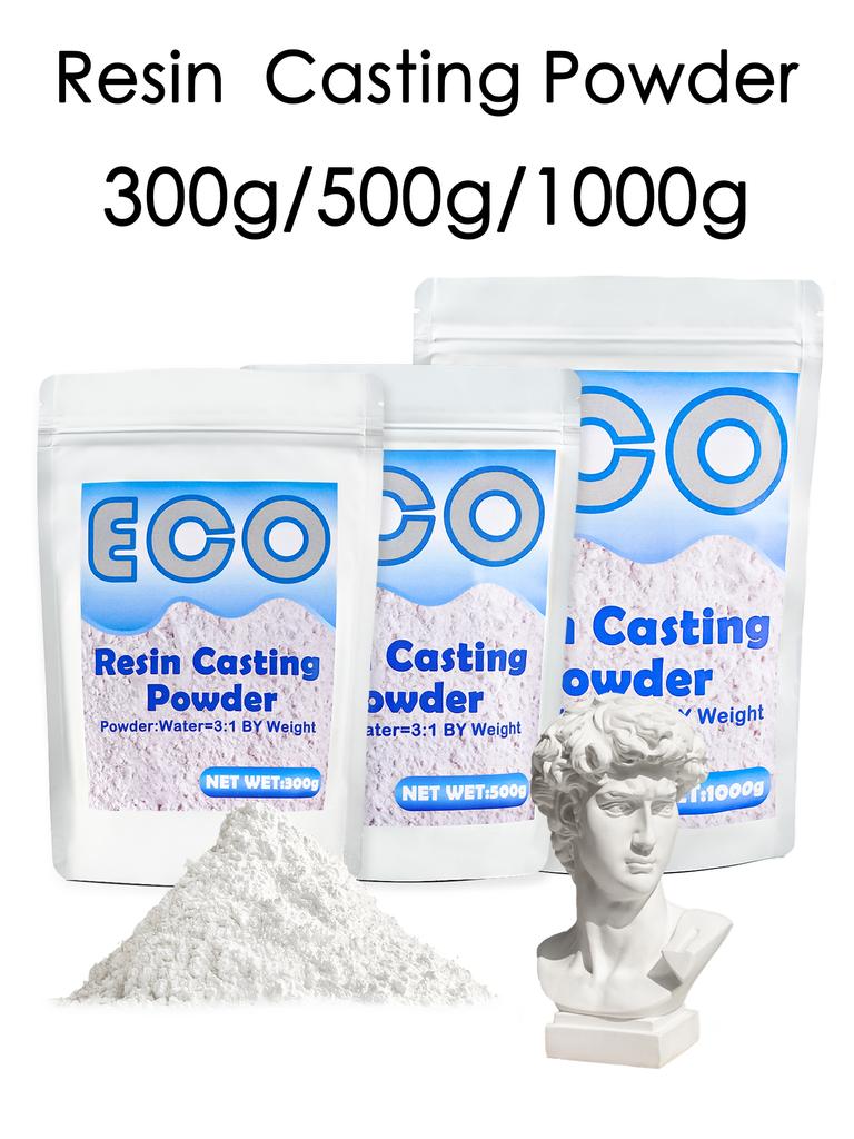 300g/500g/1000g High Density White Gypsum Powder DIY Resin Casting Powders Plaster Doll Material Handmade Cement Crafts Supplies