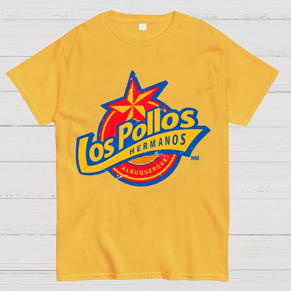 Los Pollos Hermanos Unisex 100% Cotton Summer Casual Cool Loose T-Shirt