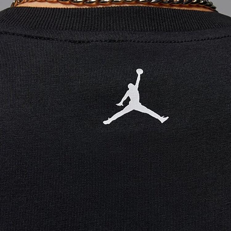 Jordan As M J T Shirts Men's Black Crew Neck Moderate HJ2349-010
