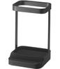 Yamazaki Jitsugyo 5063 Hair Iron Stand Tower Black Approx. 10.5X10.5X16.5cm Tower Hair Iron Holder with Heat Resistant Tray