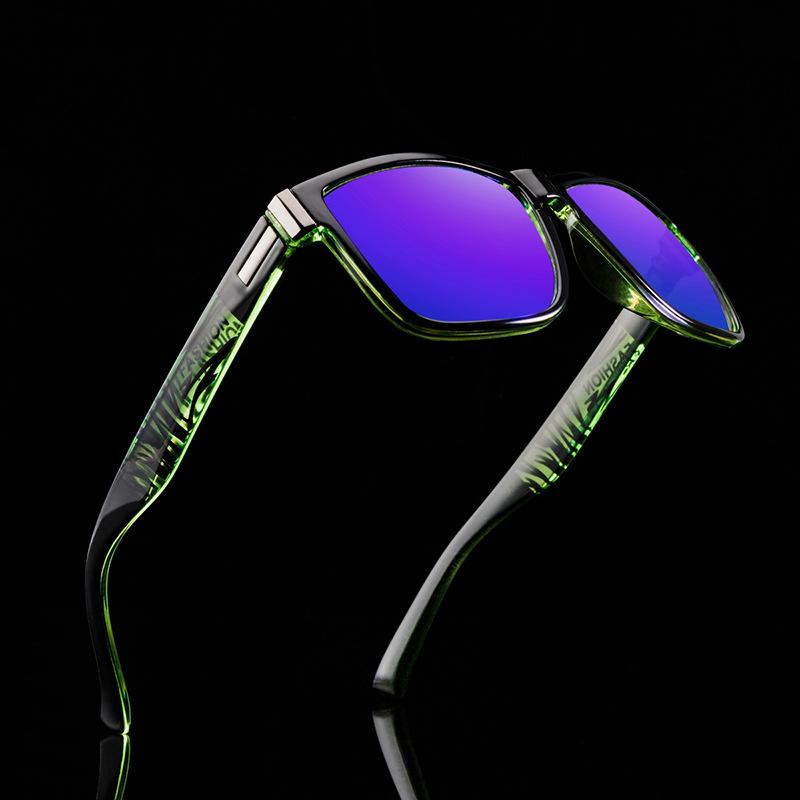 Square Polarized Sun Glasses New In Men Mirror Outdoor Shades Trendy Brand Design Retro Black Sunglasses for Driving