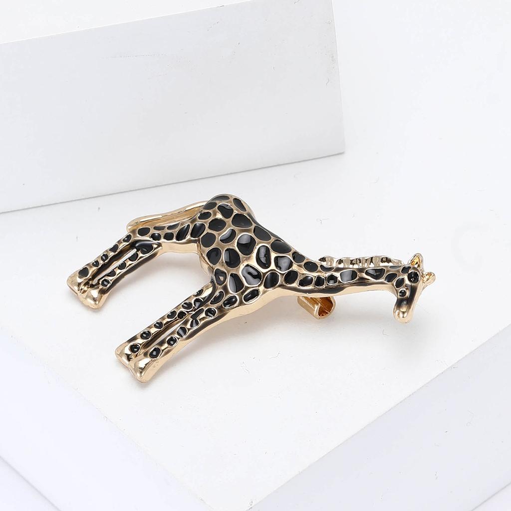 Модная мультяшная брошь из эмали и сплава с жирафом, изысканная универсальная женская одежда, украшение на корсаж