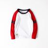 Kids' 2025 Spring Long Sleeve Korean T-Shirt - Pure Cotton for Boys