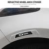 Car Wheel Arch Safety Warning Sticker Mark Tape Reflective Strip For MINI Cooper R55 R56 R57 R58 R59 R60 R61 JOHN COOPER WORKS
