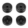 1/4Pcs Aluminum Alloy Feet Pad Isolation Amplifier Base Feet  for Speakers CD Amplifier