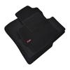 Tapis de sol - Logo - Mazda 5 - Velours noir - 4 pièces - Ajustement précis