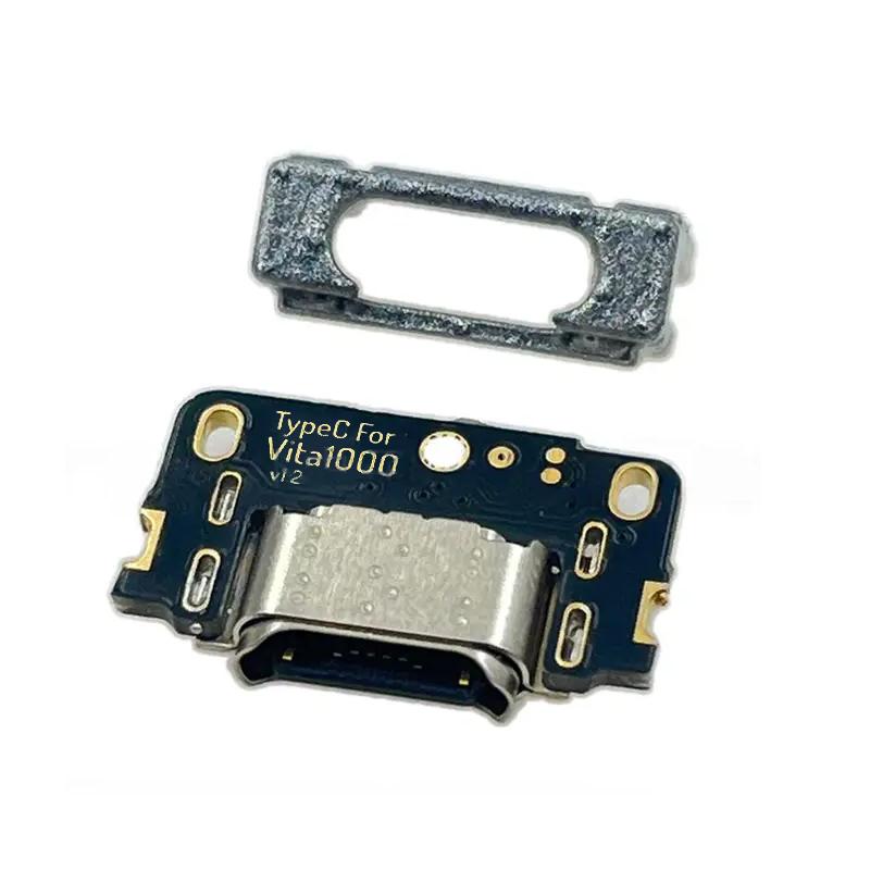1 шт. DIY USB-C Type-C Порт Зарядки Для Консоли PS PSV 1000 Замена USB-порта Ремонтная Часть