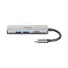 Концентратор USB-C 5-в-1 - D-Link - DUB-M530 - Видео Ultra HD 4K - 2 порта USB 3.0 - Алюминиевый корпус