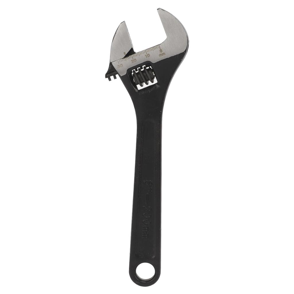 Jaw Adjustable Wrench 45 Steel Larger Knurl Hanging Hole for Professional Home Industrial8in205mm
