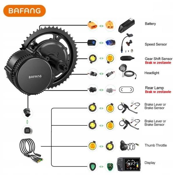 Bafang E-bike Conversion Kit 48V 250W 16AH