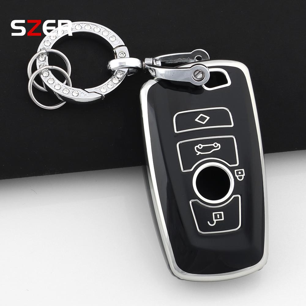 Чехол-брелок из ТПУ для ключа автомобиля Bmw F20 F30 G20 F31 F34 F10 G30 F11 X3 F25 X4 I3 M3 M4 1 3 5 Серии Оболочка Брелок Аксессуары