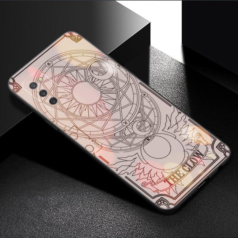 Чехол для телефона Card Captor Sakuras Anime для Samsung Galaxy A01 A03 Core A04 E A02 A05 A10 A20 A21 A30 A50 S A6 A8 + A7 черный чехол