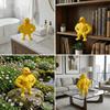 3D Printed Muscle Duck Statue Defined Legs Muscular Duck Statue  Home Decoration