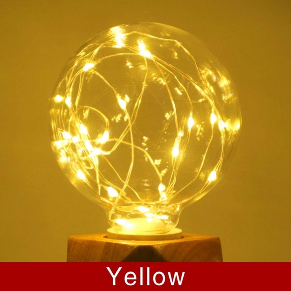 Wedding Party RGB Lighting Holiday LED Light Bulb Copper Wire Bulb String Light Night Light