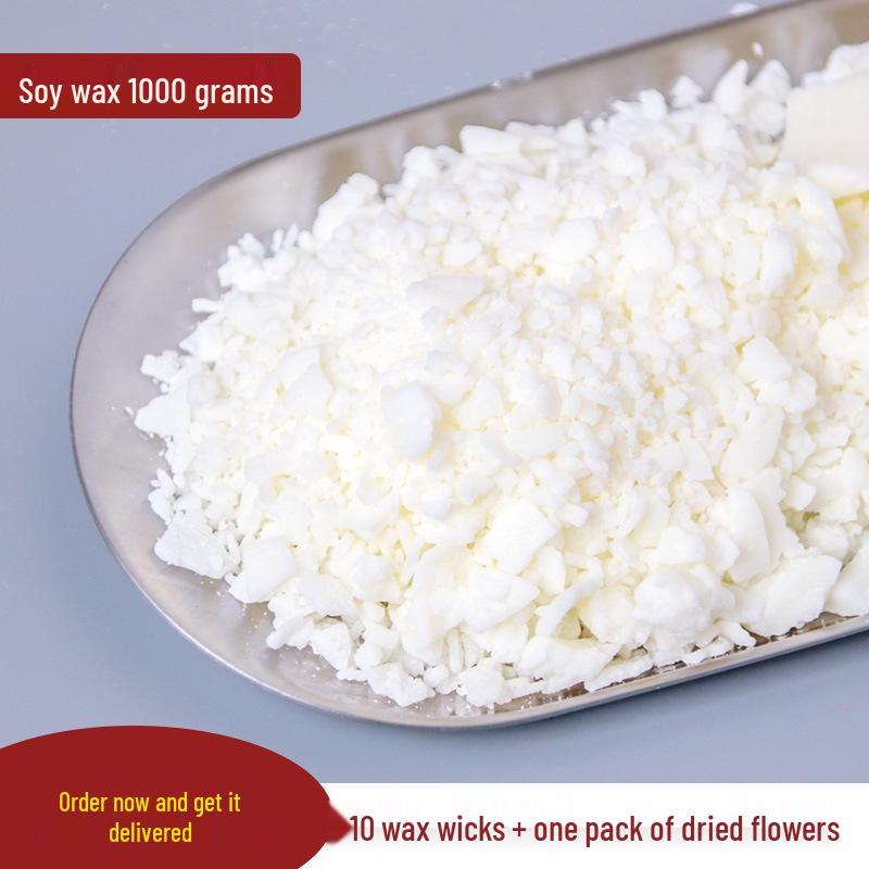 52° Flake DIY Scented Candles - Plant Soy Wax, White Beeswax, Ice Flower Wax, Paraffin