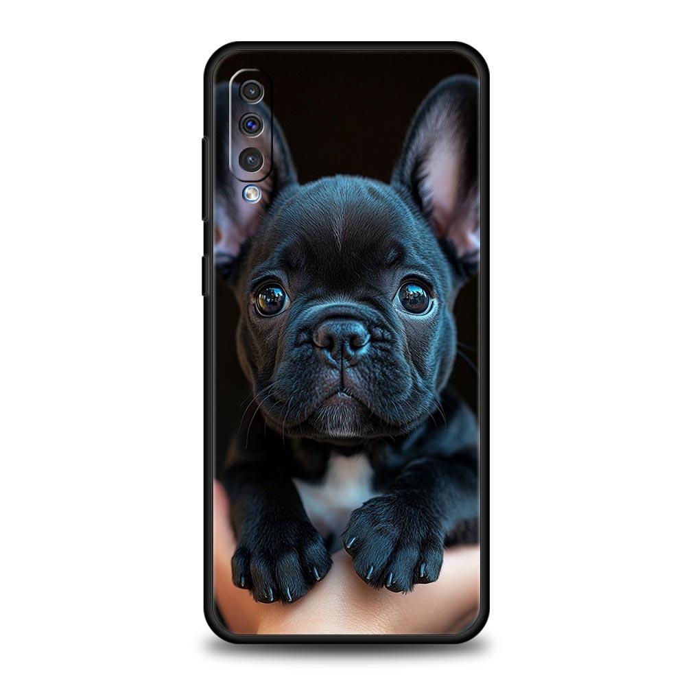 Чехол для телефона с изображением французского бульдога для Samsung A56 A36 A26 A54 A52 A24 A14 A50 A72 A70 A06 A12 A22 A34 A42 A32 A04s A16 5G