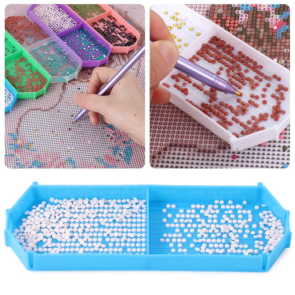 Вышивка крестиком, алмазная живопись, дрель, пластины для бисера, лоток для алмазной живописи, лоток для хранения алмазов