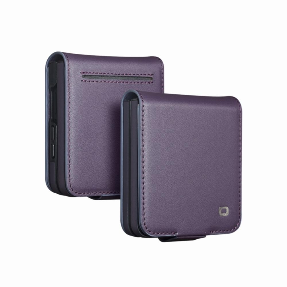 For Samsung Galaxy Z Flip8 Flip 8 NAPPA Genuine Leather Flip Case Business Premium Cowhide Card Slot Wallet Cover For Flip8
