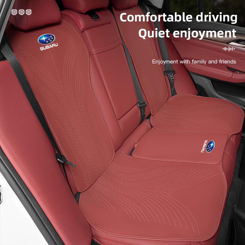 Car Logo Seat Covers Auto Seat Breathable Protection Cushion For Subaru Crosstrek Forester Outback Impreza BRZ WRX Ascent REX esg3