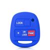 KEYYOU 2/3 Buttons Silicone Key Case Protect Cover Car-Styling For Toyota Land Crusier Camry Corolla For Lexus ES GS ES330 RX330