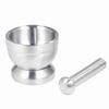Stainless Steel Mortar and Pestle Mixing Grinding Bowl Set Kitchen Garlic Grinder Tool
