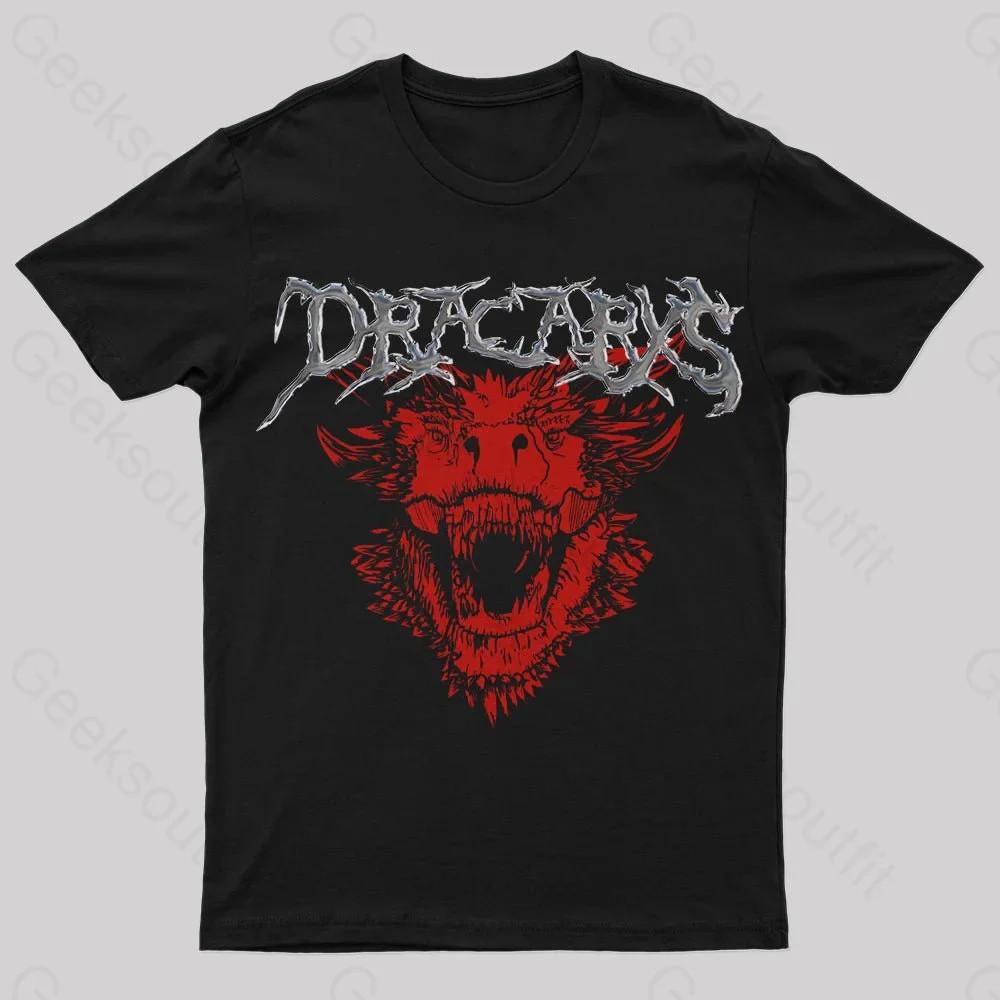 Винтаж Dracarys Подарок для фанатов Плотный хлопок Черная Футболка Полного размера Для мужчин KN187 Унисекс Футболка