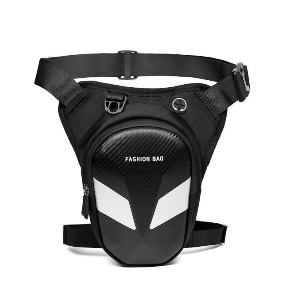 Reflective Motorcycle Leg Bag Hard Shell Cycling Rider Bag Cycling Waist Pack Motorcycle Equipment