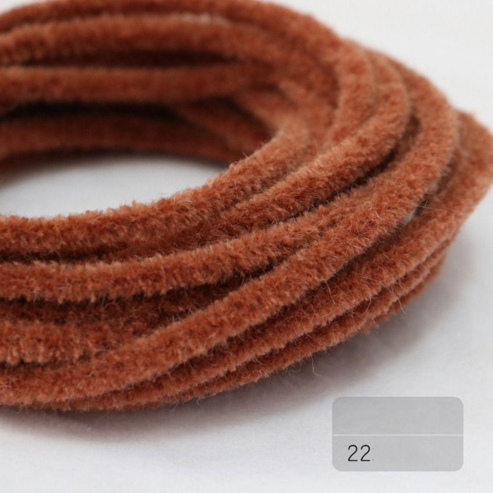 Colored Wool Handmade Twisted Rod Plush Handmade Chenille Stem  Puppy Toy