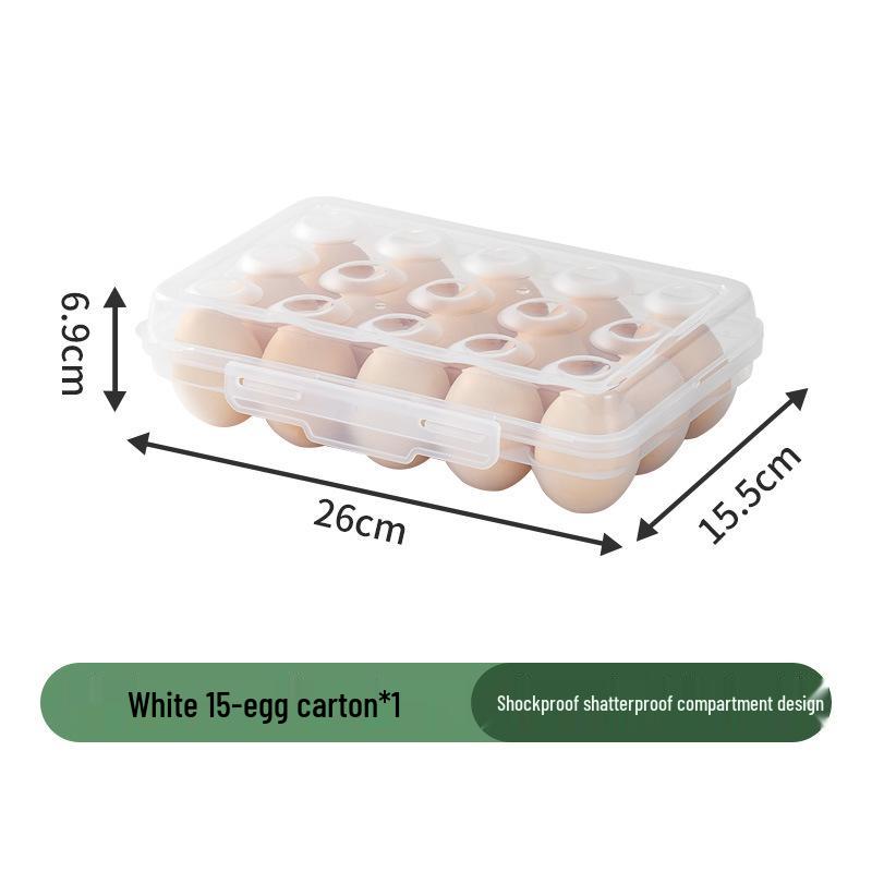 Противоударный уличный контейнер для хранения яиц - Пищевой, Небьющийся с увеличенной высотой