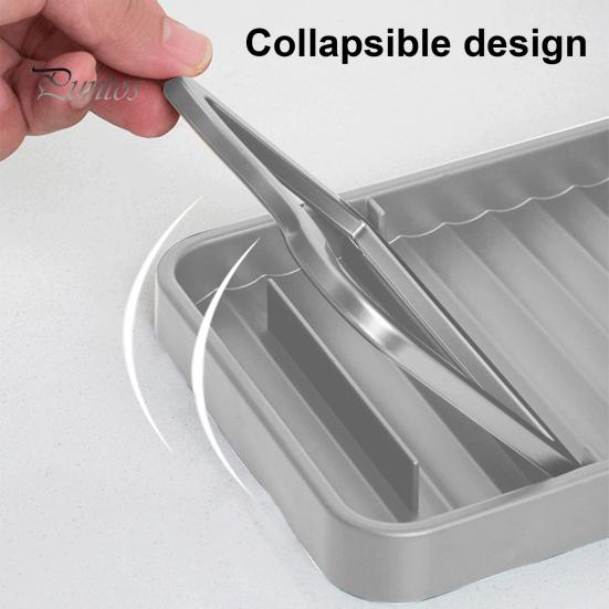 Держатель для крышки кастрюли Стойка для посуды Нескользящая конструкция Легко чистить Складная подставка для крышки кастрюли