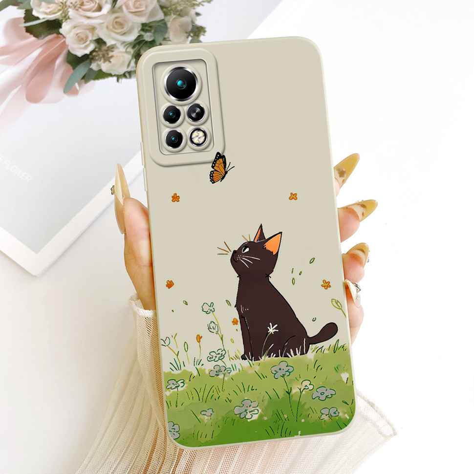 Phone Case For Infinix Note 11 Pro X697 Butterfly Shockproof Case For Infinix Note11 Note 11 Pro Soft Silicone Back Cover 6.95"