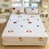 100%Cotton Fitted Bed Sheet Flower Printed Bed Sheet Set Single/Queen/King Pure Cotton Mattress Cover Protector Fitted Sheet