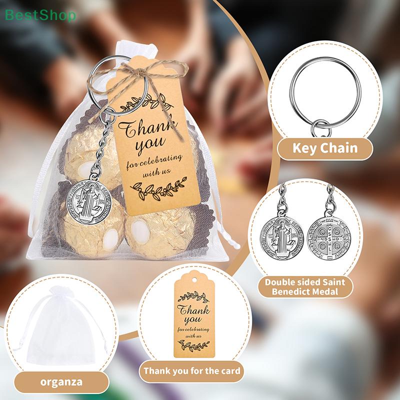24 Набора Ретро Брелок-крестик Подарки Бирки «Спасибо» Крестины Воспоминания Принадлежности для Гостей
