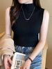 Топ без рукавов из тонкого трикотажа для похудения для женщин, весна 2023
