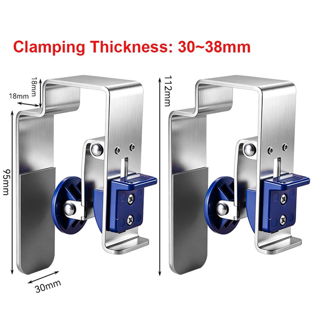2pcs Press Lock Drawer Front Installation Clamps Panel Friendly Cabinet Jig Tool  Woodworking