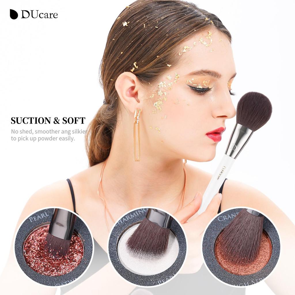 DUcare 8 шт., набор кистей для макияжа, румяна, тени для век, консилер, косметика для губ, макияж для начинающих, пудра, тональный крем, косметические инструменты с держателем