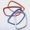 For Au-di A4 B6 B7 B8 A6 C6 A5 Q7 Q5 A3 A4L A8L A6L Car Steering Wheel Cover Center Logo Frame Stickers Interior Car Accessories