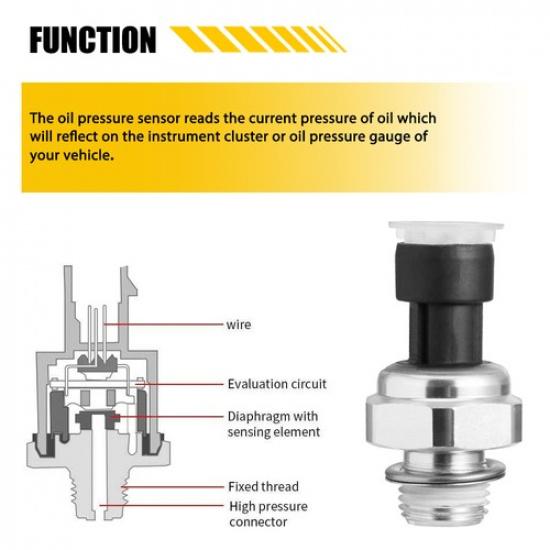 Oil Pressure Sending Sensor Unit For 2003-2008 GMC Yukon XL 1500 2500 5.3L 6.0L