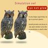 Decoy Pest Owl Garden Repellent Bird Solar Powered Owl Hunting Decoy Bird Scarer Deterrent Pest Control Garden Decor
