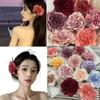 Flower Artificial Flower Hairpins Big Side Hairgrips Spring/Summer Peony Flower Hair Clip Wedding