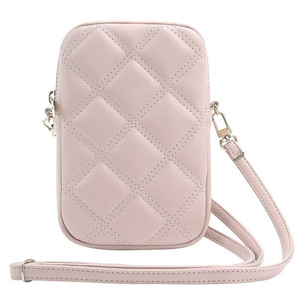Guess Handbag GUWBZPSQSSGPink/pink Zip Quilted 4G